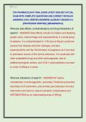 CVS PHARMACOLOGY FINAL EXAM LATEST 2026-2027 ACTUAL  EXAM WITH COMPLETE QUESTIONS AND CORRECT DETAILED  ANSWERS &lpar;100&percnt; VERIFIED ANSWERS&rpar; &vert;ALREADY GRADED A&plus;&vert;  &vert;&vert;PROFESSOR VERIFIED&vert;&vert; &vert;&vert;BRANDNEW&excl;&excl;&excl;&vert;&vert;