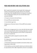 PEDS HESI REVIEW AND SOLUTIONS 2026
