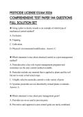 PESTICIDE LICENSE EXAM 2026 COMPREHENSIVE TEST PAPER 144 QUESTIONS FULL SOLUTION SET