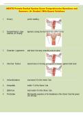 ABSITE Female Genital System Exam Comprehensive Questions and  Answers &vert; A&plus; Graded &vert; With Expert Solutions 