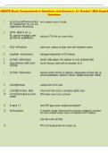 ABSITE Exam Comprehensive Questions and Answers &vert; A&plus; Graded &vert; With Expert  Solutions