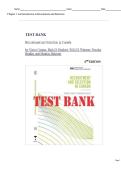 TEST BANK for Recruitment and Selection in Canada&comma; 8th Edition by Victor Catano latest Edition 
