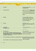 ABSITE Exam Comprehensive Questions and Answers &vert; A&plus; Graded &vert; With Expert  Solutions