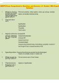 ABSITE Exam Comprehensive Questions and Answers &vert; A&plus; Graded &vert; With Expert  Solutions