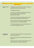 ABSITE Exam Comprehensive Questions and Answers &vert; A&plus; Graded &vert; With  Expert Solutions