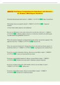 ABSITE Final Exam Comprehensive Questions and Answers &vert;  A&plus; Graded &vert; With Expert Solutions