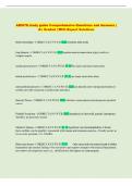 ABSITE study guide Comprehensive Questions and Answers &vert;  A&plus; Graded &vert; With Expert Solutions 