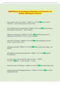ABSITE Exam Comprehensive Questions and Answers &vert; A&plus;  Graded &vert; With Expert Solutions 