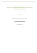 WGU D223 - UKM1 - PERFORMANCE ASSESSMENT&colon; ST&period; VINCENT HOSPITAL OVERVIEW &vert; 2026 UPDATE &vert; WITH COMPLETE SOLUTION