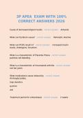 3P APEA BUNDLED EXAMS WITH 100&percnt; CORRECT ANSWERS NEW VERSION 2026&sol;2027