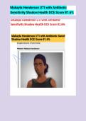 Makayla Henderson UTI with Antibiotic Sensitivity Shadow Health DCE Score 81&period;6&percnt;