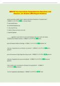 BSC 2085 Unit 3 Lab&colon; Practice Questions and Answers &lpar;100 &percnt;Score&rpar; Latest  Updated 2026 &vert; With Expert Solutions 