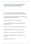 TSA PRACTICE QUIZ &vert; QUESTIONS AND ANSWERS &vert; 2026 UPDATE &vert; WITH COMPLETE SOLUTION