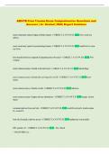BSC 2085 Unit 3 Lab&colon; Joints and movements Questions and Answers &lpar;100 &percnt;Score&rpar; Latest  Updated 2026 &vert; With Expert Solutions