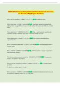 BSC 2085 Unit 2&colon; Cumulative Part 2 v4 Questions and Answers &lpar;100 &percnt;Score&rpar; Latest Updated 2026  &vert; With Expert Solutions