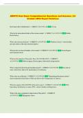 BSC 2085 Unit 2 Cumlative Part 2 v3 Questions and Answers &lpar;100 &percnt;Score&rpar; Latest Updated 2026 &vert;  With Expert Solutions