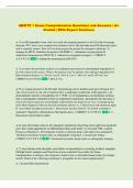 BSC 2085 Unit 2&colon; Cumulative Part 2 v2 Questions and Answers &lpar;100 &percnt;Score&rpar; Latest Updated 2026  &vert; With Expert Solutions 