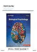 Test Bank  &ndash; Biological Psychology &lpar;14th Edition&rpar; Kalat &vert; All Chapters Covered &vert; Rated A&plus; &vert; Latest Edition