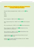 BSC 2085 Practical 4&colon; Cranial Meninges Questions and Answers &lpar;100 &percnt;Score&rpar; Latest  Updated 2026 &vert; With Expert Solutions