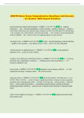 ABSITE Burns Exam Comprehensive Questions and Answers &vert; A&plus; Graded &vert; With Expert Solutions
