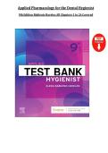 Applied Pharmacology for the Dental Hygienist&comma; 9th Edition &ndash; Elena Bablenis Haveles &ndash; Complete Test Bank for Chapters 1&ndash;26