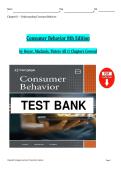 Consumer Behavior&comma; 8th Edition &ndash; Hoyer&comma; MacInnis & Pieters &ndash; Complete Test Bank for All 17 Chapters