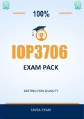IOP3706 Exam Pack 2026 - Distinction Guaranteed
