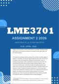 LME3701 Assignment 2 2026 &lpar;Historical & Comparative &rpar; Semester 1 2026 - Due April 2026