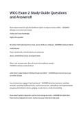 WCC Exam 2 Study Guide Questions and Answers