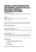 NURSING 103 MIDTERM QUESTIONS AND ANSWERS&comma; UPDATED 2026&comma; FULL SOLUTIONS&comma; GRADED A&plus;&comma; SUCCESSFUL OUTCOMES