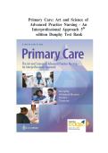 Primary Care&colon; The Art and Science of Advanced Practice Nursing &ndash; 6th Edition &ndash; Complete Test Bank with Answers &lpar;Chapters 1&ndash;6&rpar;