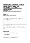 NURSING 103 MIDTERM QUESTIONS AND ANSWERS WITH FULL SOLUTIONS&comma; GUARANTEED A&plus;&comma; UPDATED 2026