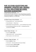 NUR 103 EXAM 4 QUESTIONS AND ANSWERS&comma; UPDATED 2026&comma; GRADED A&plus;&comma; FULL SOLUTIONS INCLUDED&comma; SUCCESS GUARANTEED