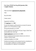 New Jersey CPWM Test Prep 2026 Questions With Complete Solutions