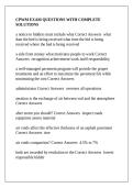 CPWM EXAM QUESTIONS WITH COMPLETE SOLUTIONS