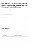 ECOL 1000 UGA connelly exam 3 Questions & Answers &vert; Latest Already Graded A&plus; ecol 1000 UGA connelly exam 3 2026 update