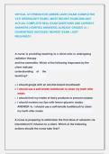 VIRTUAL ATI PREDICTOR &lpar;GREEN LIGHT&rpar; EXAM &vert;COMPLETED  VATI GREENLIGHT EXAM &vert;&vert; MOST RECENT EXAM 2026-2027  ACTUAL COMPLETE REAL EXAM QUESTIONS AND CORRECT  ANSWERS &lpar;VERIFIED ANSWERS&rpar; ALREADY GRADED A&plus; &vert;  GUARANTEED SUCCESS&excl;&excl; NEWEST EXAM &vert; JUST  RELEASED&excl;&excl; 