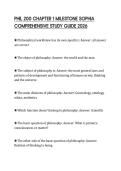 PHIL 200 CHAPTER 1 MILESTONE SOPHIA COMPREHENSIVE STUDY GUIDE 2026
