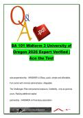 BA 101 Midterm 3 2026 &ndash; Business Administration 101 &ndash; 168 Questions & Expert Answers on Business Ownership&comma; Entrepreneurship&comma; International Trade and Business Law