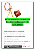 BA 101 Midterm 3 2026 &ndash; Business Administration 101 &ndash; 174 Exam Questions & Answers on Global Business&comma; Ethics&comma; Trade Policy and Business Law