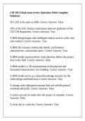 CM 1011 Final exam review Questions With Complete Solutions