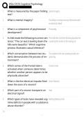 WGU D570 Cognitive Psychology Exam Newest 2026 Complete Questions   &vert; With 100&percnt; Correct Answers graded A&plus; Guaranteed Success&excl;&excl; 