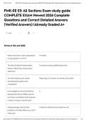 PMK-EE E5&colon; All Sections Exam study guide COMPLETE EXAM Newest 2026 Complete Questions and Correct Detailed Answers &lpar;Verified Answers&rpar; &vert;Already Graded A&plus;