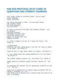 NAE EFD PROTOCOL PILOT GUIDE V8 QUESTIONS AND CORRECT ANSWERS