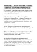 PSPO 1 PSPO 2 2026 STUDY GUIDE COMPLETE QUESTIONS SOLUTIONS EXPERT REVIEWED