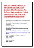 FDNY F01 Citywide Fire Guard for Impairment Exam With Actual Questions & Verified Answers&comma; Plus Explained Rationales&sol;Expert Verified For Guaranteed Pass 2026&sol;Latest Updated&sol;Instant Download Pdf