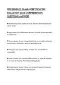 PSW BUNDLED EXAM 4 CERTIFICATION EVALUATION 2026 COMPREHENSIVE QUESTIONS ANSWERS