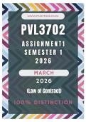 PVL3702 Assignment 1 Semester 1 2026 Memo &vert; Due Date March 2026