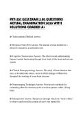 PSY-357 GCU EXAM 2 80 QUESTIONS ACTUAL EXAMINATION 2026 WITH SOLUTIONS GRADED A&plus;