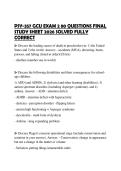 PSY-357 GCU EXAM 2 80 QUESTIONS FINAL STUDY SHEET 2026 SOLVED FULLY CORRECT
